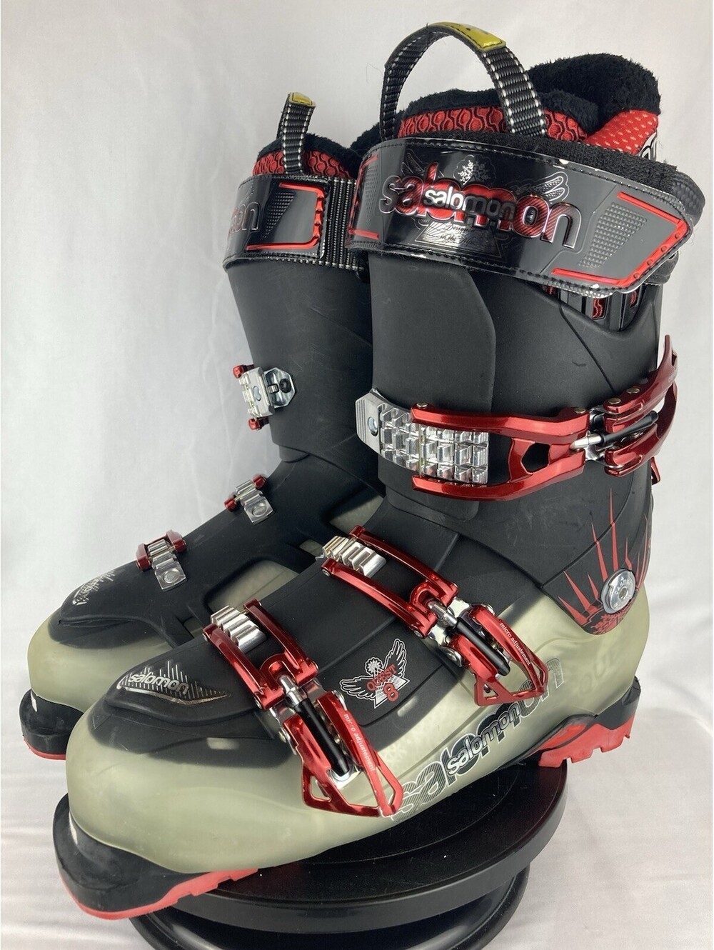 Men’s 28 (US 10) Salomon Quest 8 Energyzer 90 Ski Boots Walk Mode Contragrip